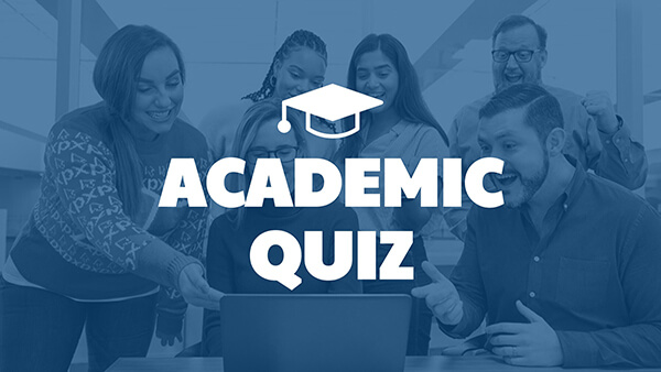 Interactive Academic quiz template