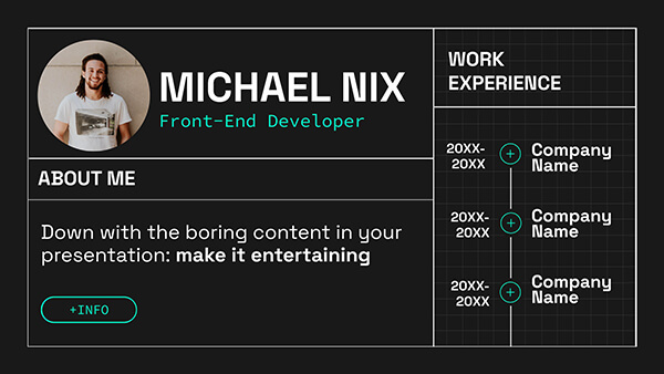 Interactive resume templates - Compact%20tech%20cven 