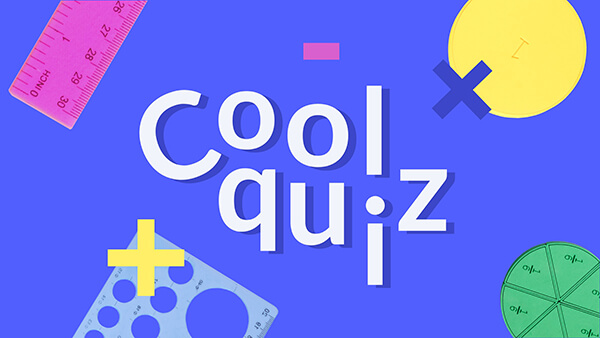 Interactive Cool math quiz template