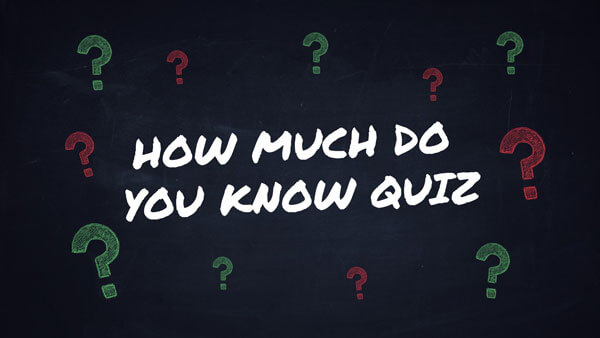 Interactive How much do you know quiz template