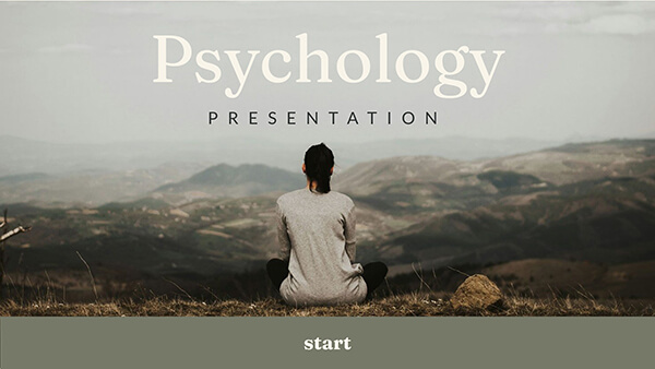 Interactive Présentation psychologie template