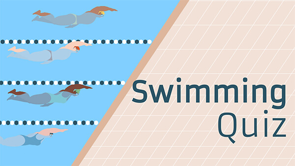 Interactive Swimming quiz template