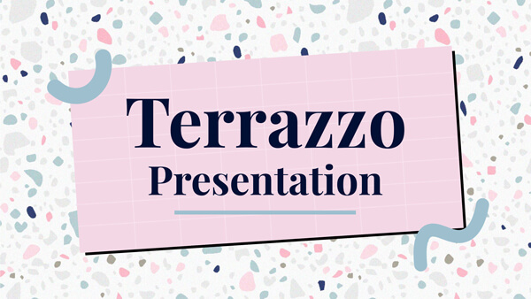 animate presentation ppt Interactive Terrazzo presentation template