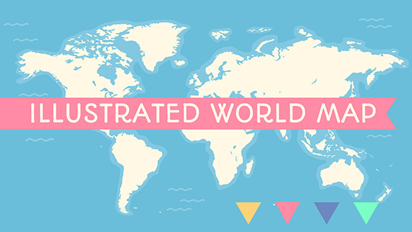 Illustrated World Map