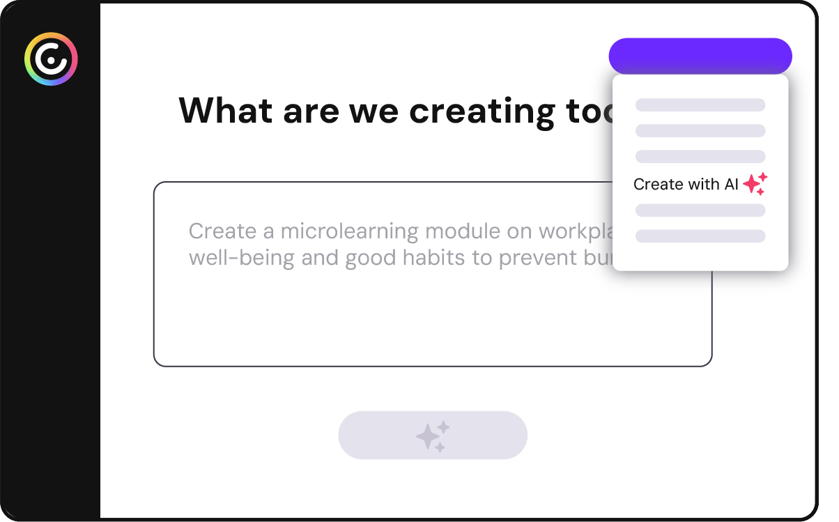 screenshot step 1 AI Creation