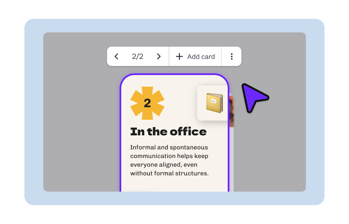 Step 2 - How to make Flipcards or Flashcards in Genially