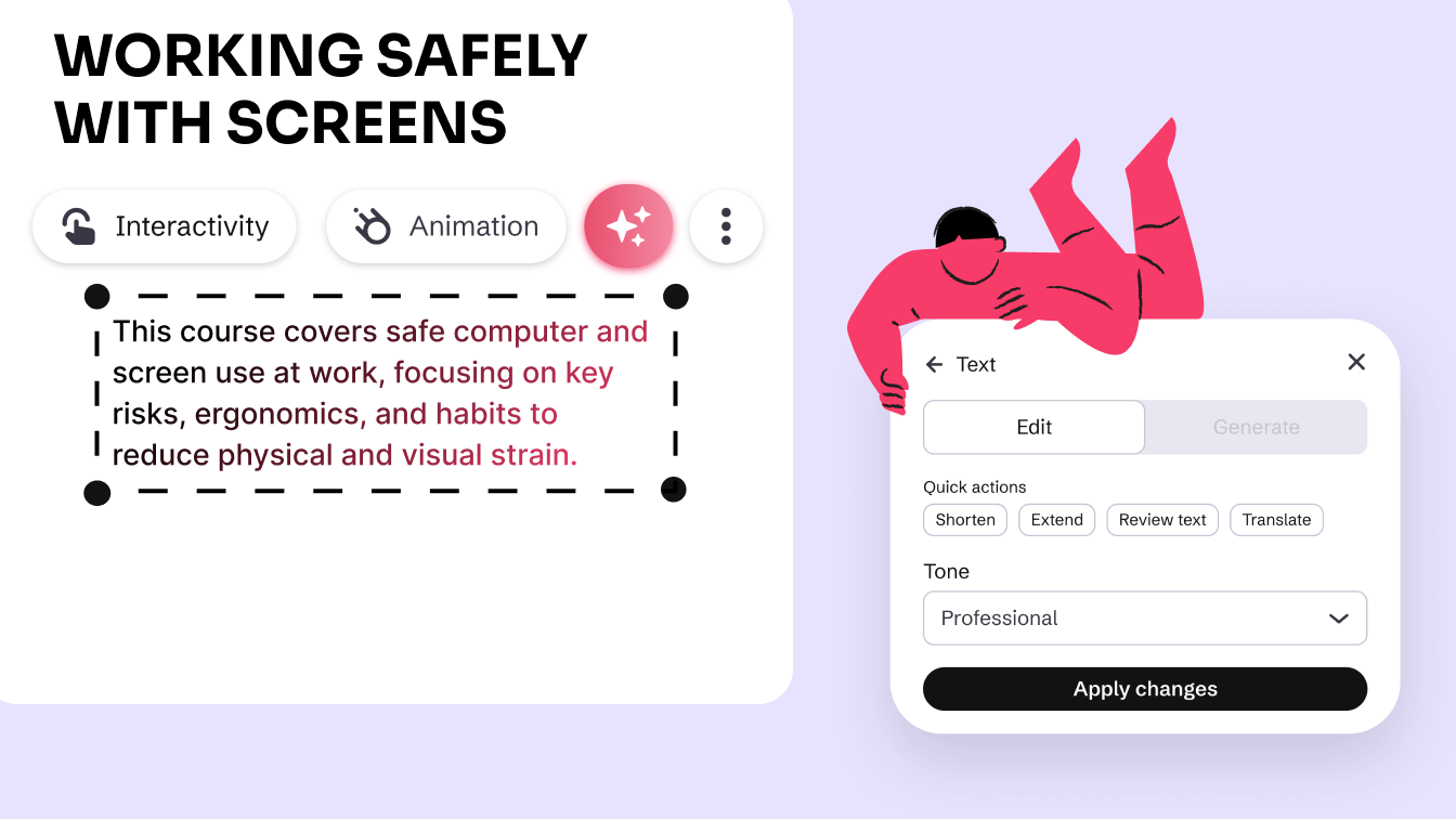 Discover how work Genially with AI