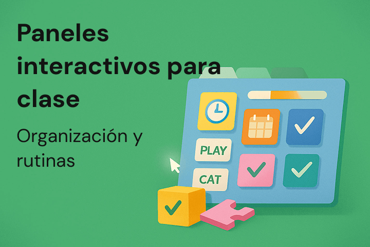 Paneles interactivos para clase