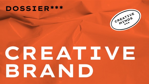 Interactive Creative Brand Dossier template