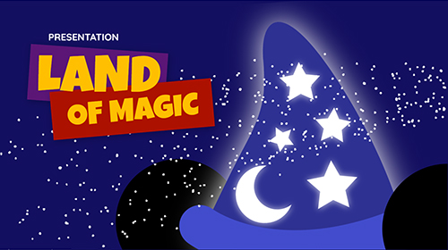 animate presentation ppt Interactive Land Of Magic Presentation template