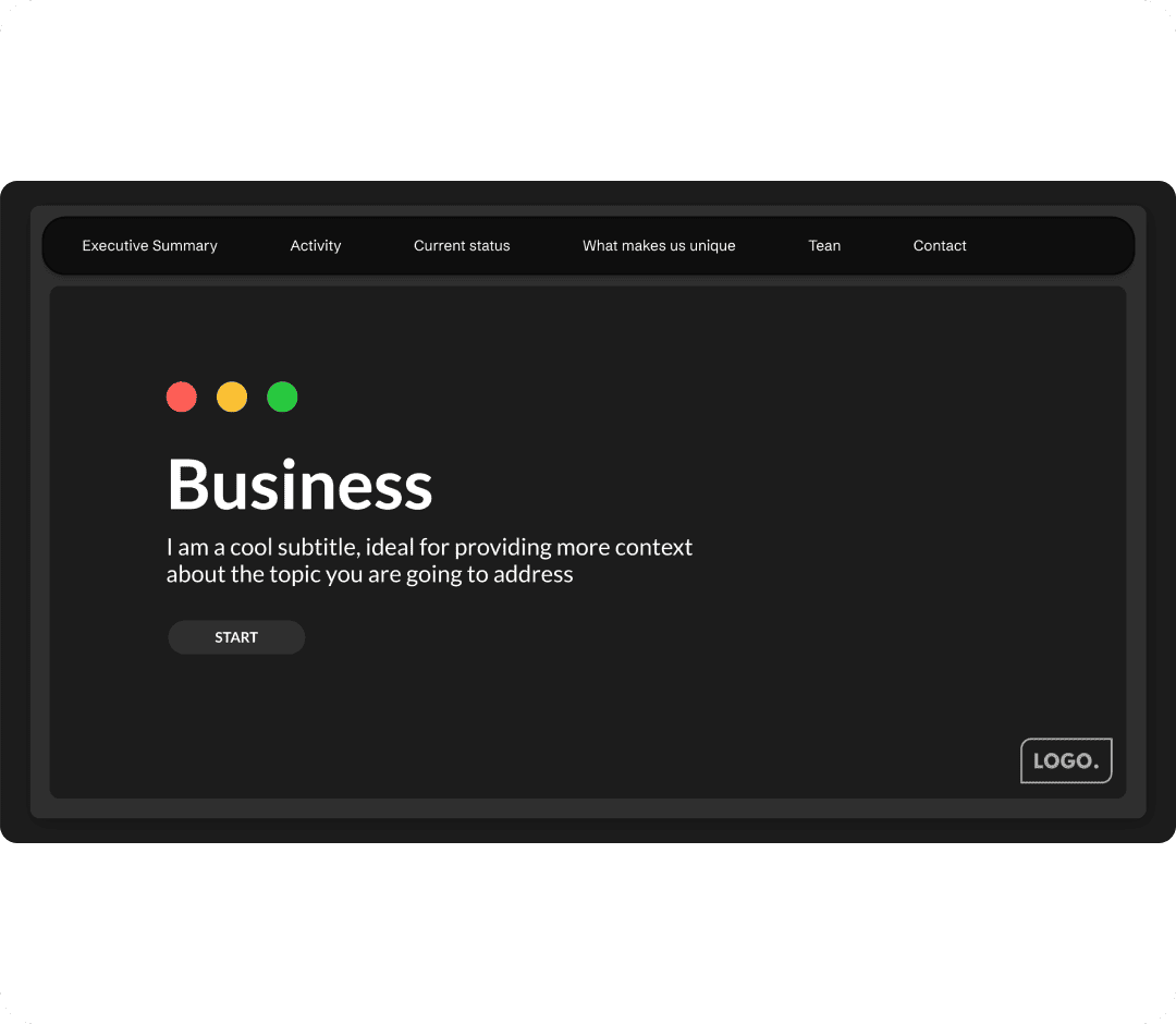 Presentations that look like websites