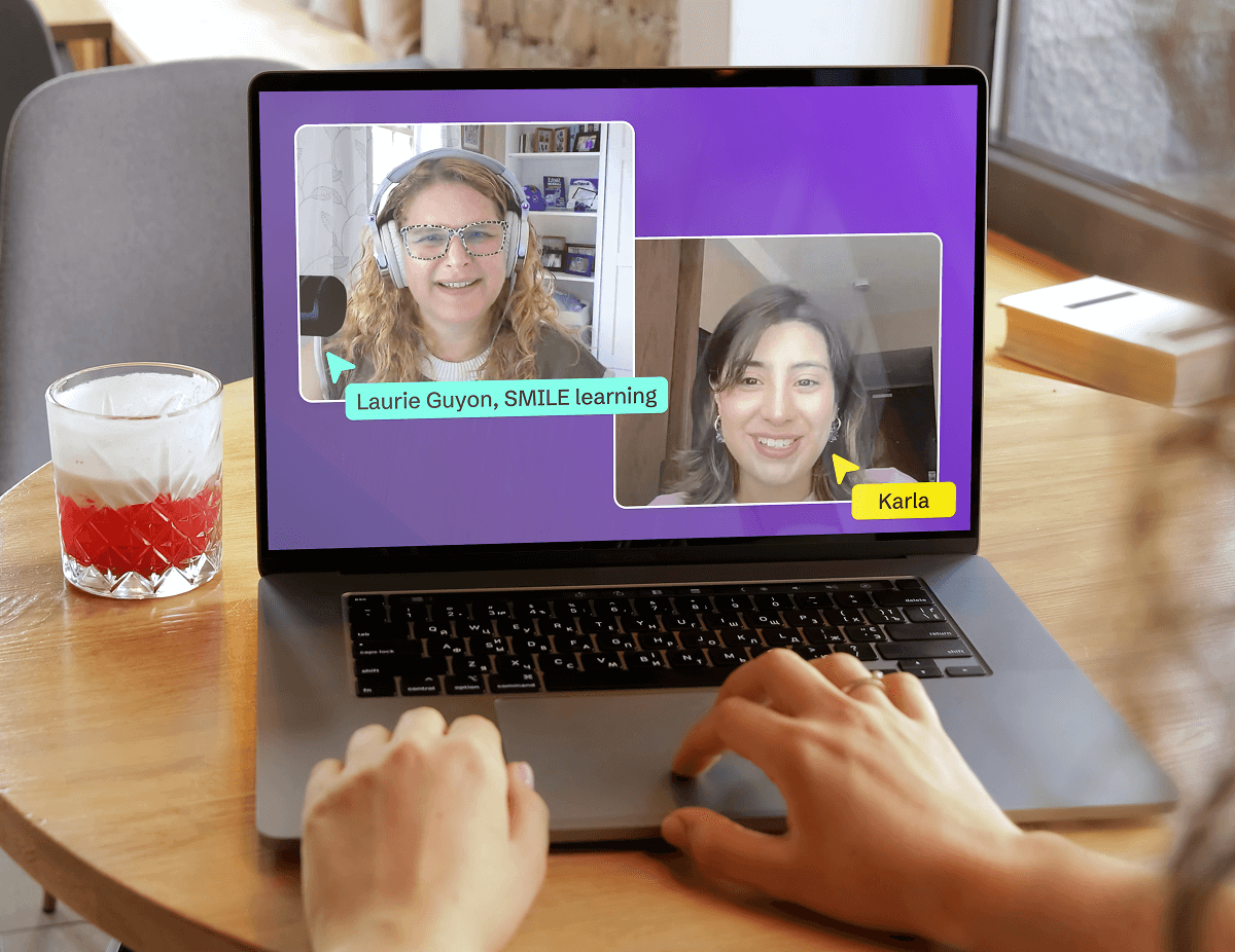 Genially webinar with industry experts talking about eLearning trends