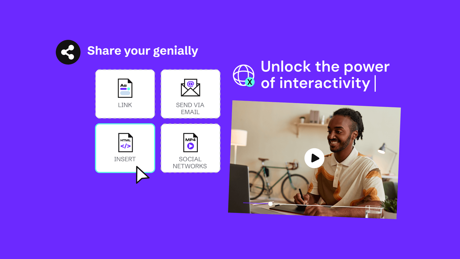 share your genially with the world