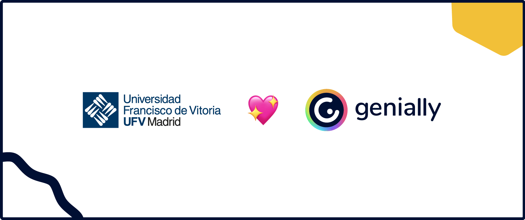 composición con los logos de la UFV y de Genially