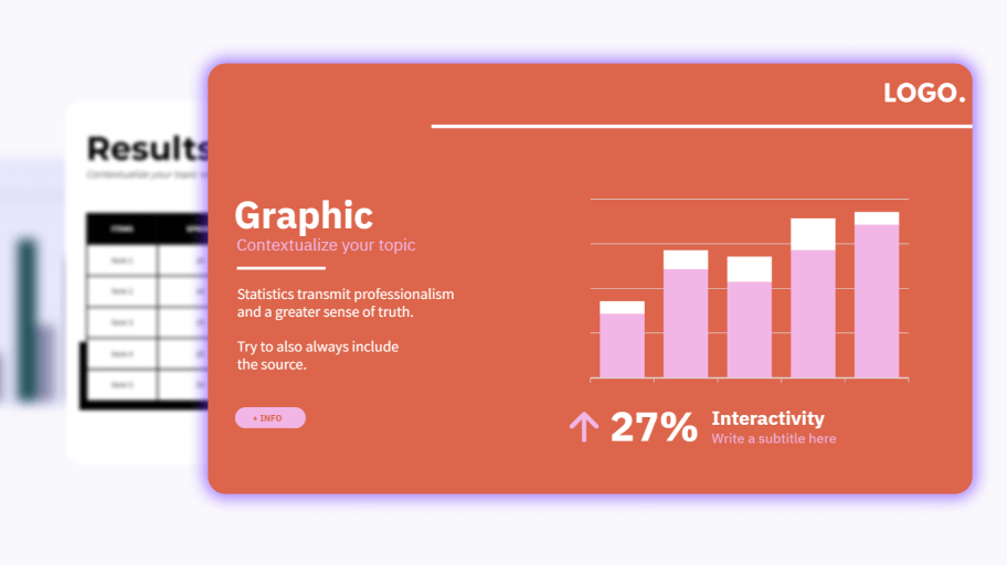 Interactive report template