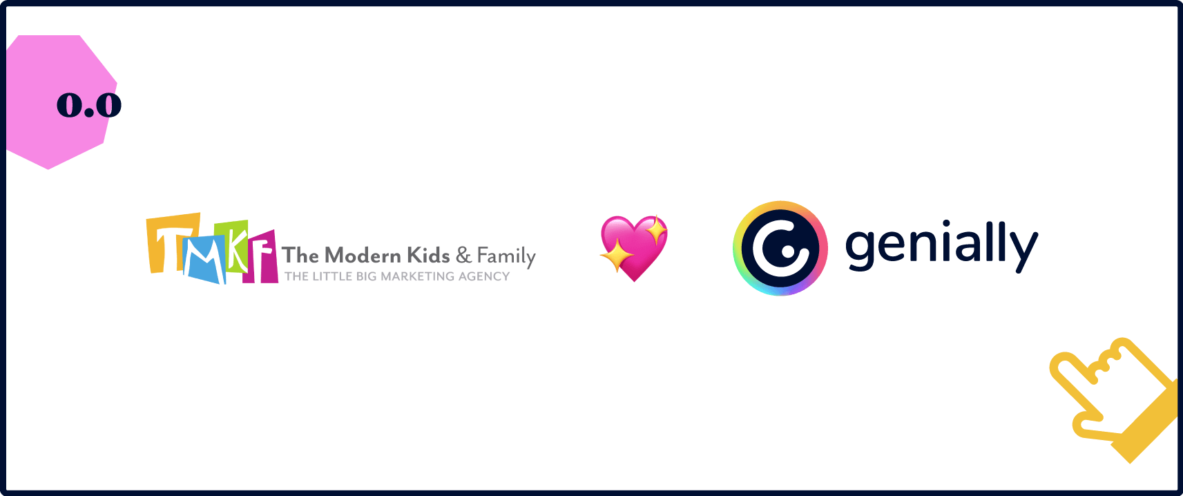 Composition featuring the Genially logo and The Modern Kids logo.